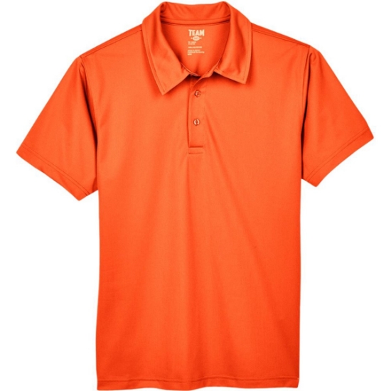 Custom Mens Command Snag Protection Polo Sport Orange