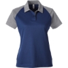 Custom Womens Command Snag-Protection Colorblock Polo Sport Dark Navy/ Sport Graphite