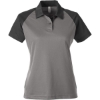 Custom Womens Command Snag-Protection Colorblock Polo Sport Graphite/ Black