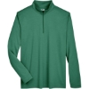 Custom Mens Zone Sonic Heather Performance Quarter-Zip Pullover Sport Forest Heather