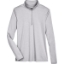 Custom Womens Zone Sonic Heather Performance Quarter-Zip Pullover Athletic Heather