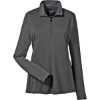 Custom Womens Zone Performance Quarter-Zip Pullover Sport Graphite