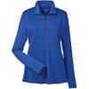 Custom Womens Zone Performance Quarter-Zip Pullover Sport Royal