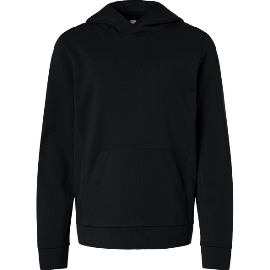Custom Youth Squad Hooded Tech Fleece Pullover Black
