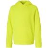 Custom Youth Squad Hooded Tech Fleece Pullover Safety Yellow
