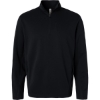 Custom Unisex Squad Cadet Quarter-Zip Tech Fleece Pullover Black
