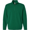 Custom Unisex Squad Cadet Quarter-Zip Tech Fleece Pullover Sport Forest