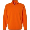 Custom Unisex Squad Cadet Quarter-Zip Tech Fleece Pullover Sport Orange