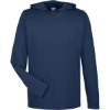 Custom Mens Zone Performance Hooded T-Shirt Sport Dark Navy