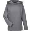 Custom Youth Zone Performance Hooded T-Shirt Sport Graphite