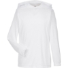 Custom Youth Zone Performance Hooded T-Shirt White