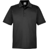 Custom Mens Zone Performance Polo Black
