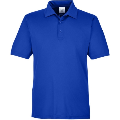 Custom Mens Zone Performance Polo Sport Royal