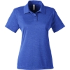Custom Womens Zone Sonic Heather Performance Polo Sport Royal Heather