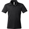 Custom Youth Zone Sonic Heather Performance Polo Black Heather