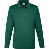 Custom Mens Zone Performance Long Sleeve Polo Sport Forest