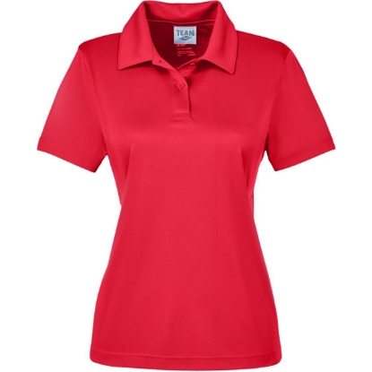 Custom Womens Zone Performance Polo Sport Red