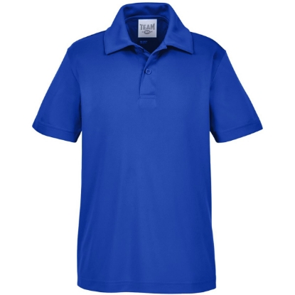 Custom Youth Zone Performance Polo Sport Royal
