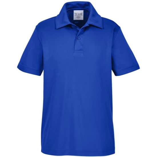Custom Youth Zone Performance Polo Sport Royal