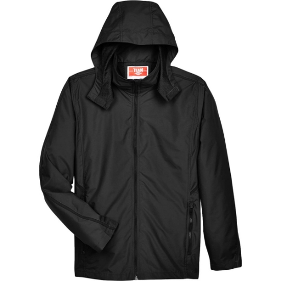 Custom Unisex Conquest Jacket with Mesh Lining Black