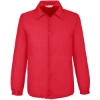 Custom Unisex Zone Protect Coaches Jacket Sport Red