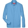 Custom Mens Leader Soft Shell Jacket Sport Light Blue