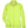 Custom Womens Leader Soft Shell Jacket Safety Yellow
