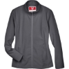 Custom Womens Leader Soft Shell Jacket Sport Graphite