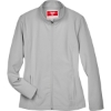 Custom Womens Leader Soft Shell Jacket Sport Silver