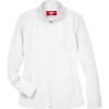 Custom Womens Leader Soft Shell Jacket White