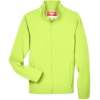 Custom Youth Leader Soft Shell Jacket Safety Yellow