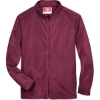 Custom Mens Campus Microfleece Jacket Sport Maroon