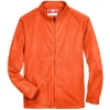 Custom Mens Campus Microfleece Jacket Sport Orange