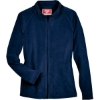 Custom Womens Campus Microfleece Jacket Sport Dark Navy