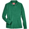 Custom Womens Campus Microfleece Jacket Sport Kelly