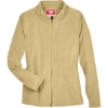 Custom Womens Campus Microfleece Jacket Sport Vegas Gold