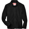 Custom Youth Campus Microfleece Jacket Black