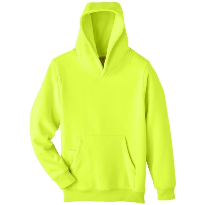 Custom Youth Zone HydroSport™ Heavyweight Hooded Sweatshirt Safety Yellow