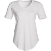Custom Womens Longline T-Shirt White