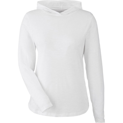 Custom Womens Recess Hooded Pullover White