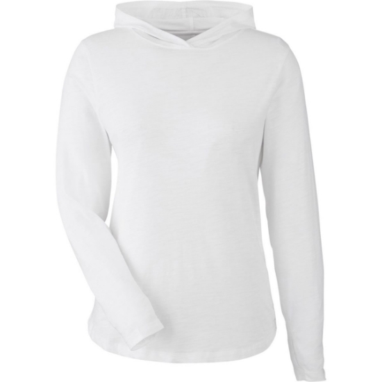 Custom Womens Recess Hooded Pullover White