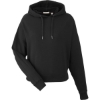 Custom Womens Studio Hooded Fleece Black