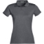 Custom Womens Air Lightweight Polo Black Heather