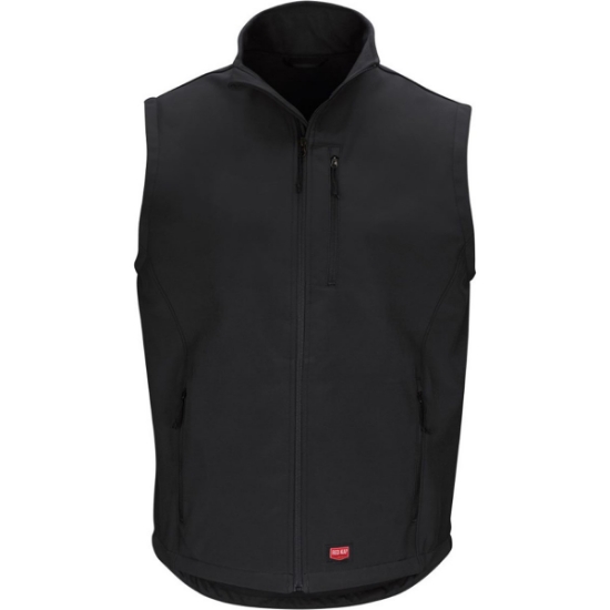 Custom Mens Soft Shell Vest Black