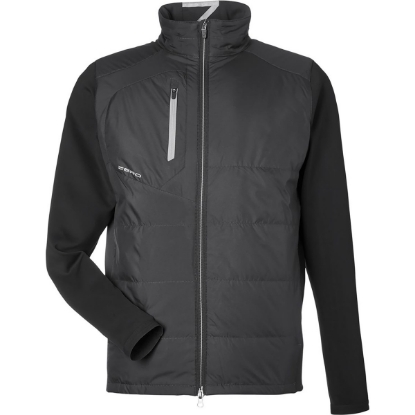 Custom Mens Lightweight Hybrid Jacket Black