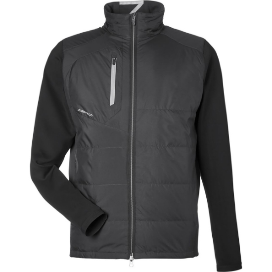 Custom Mens Lightweight Hybrid Jacket Black