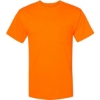 Custom Unisex Workwear Pocket T-Shirt Safety Orange