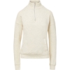 Custom Womens Cloud Fleece Quarter-Zip Sweatshirt Oatmeal