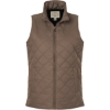 Custom Womens Vintage Diamond Quilted Vest Driftwood
