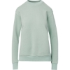Custom Womens Raelynn Cloud Fleece Crewneck Sweatshirt Greenstone